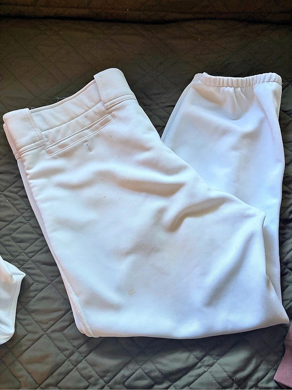 Mizuno Women's Belted Softball Pant White XL